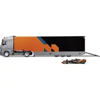 Bburago McLaren Racing Transporter 1:43 med F1 Bil 2024 Norris 1:43