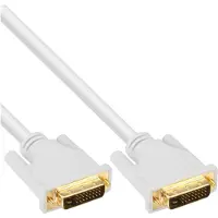 InLine DVI-D - DVI-D cable 2m white (17772W)