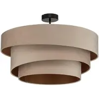LINDBY Taklampa Jusari , dimbar, Creme / bärnsten, Vardagsrum / matsal, Textil / tyger / siden, Modern, Taklampa