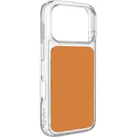 Puro Plate Mag-fodral för iPhone 17 Pro Max, kompatibelt med MagSafe – orange