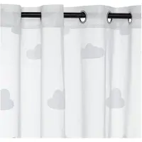 Atmosphera gardin till barnrum NUAGE, moln, 140 x 240 cm