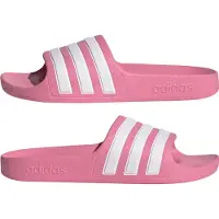 Adidas Strand-/badsko 'Adilette Aqua' rosa / vit