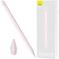 Baseus Trådlös laddningsbar penna för telefon / surfplatta Smooth Writing (rosa)