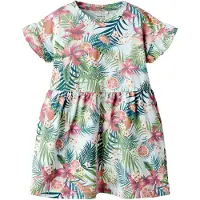 Name it Klänning - NmfJunni - Delikat Blue - - 2 år (92) - Klänning