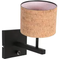 Steinhauer Vägglampa Stang, Svart, Vardagsrum / matsal, Metall, Modern, Vägglampa, vägglampa inomhus
