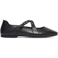 Tommy Hilfiger Crossover Strap Leather Mary Janes