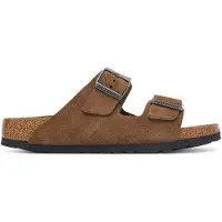 Birkenstock för kvinnor. 1032717 Sandaler i läder Arizona (Smal passform) brun (36), Karta, Före, Ingen, Casual
