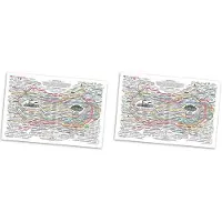 Typecat 2X Healing Web Poster NaturalRemedies Chart Canvastryck Väggkonst Horisontellt Affischtryck Mental Health Posters