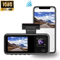 Typecat 3-kanals dashcam för bilkamera WIFI 1080P videoinspelare bakifrån