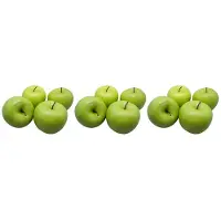 Typecat 12 Large Artificial Green Apples-Fruit