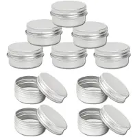 Typecat PACK Om 25 - 15 Ml Aluminiumburk Stora Sminkljuskrukor Kapacitet Tomma Stora Kosmetika/Ljus/Kryddkrukor/HåRprodukt/SöT PlåTburk