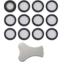 Typecat 12Pack Ultrasonic Mist Maker Fogger Keramikskivor för Luftfuktardelar Givarskivor med Lockverktyg