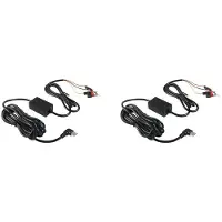 Typecat 2X Dash Cam Acc Hardwire Kit, USB Type C Dashcam Kit Step-Down-Kabel, 12V-24V Till 5V 3A Car Dash Charger Strömsladd