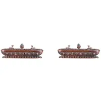 Typecat 2X Tibet Rökelsebrännare Handgjord Rökelsehållare Zen Teahouse Hemmakontor Dekoration Hantverk Ornament 3