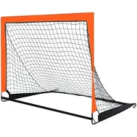 Typecat Orange fotbollsmål för barn, bärbart, hopfällbart, mobilt träningsmål
