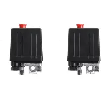 Kepptory 2X Luftkompressor Tryckbrytare Kontrollventil 220-240V 5-8Kgs Luftkompressor Luftpumptillbehör
