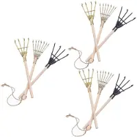 Typecat Landscape Iron Rake Tool DIY Handgjorda Landskapsrekvisita Modelltillbehör Heminredning Hantverk Ornamenter