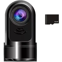 Torribaly 1080P HD 360 Roterande ADAS Dashcam, Bilkamera med 32 GB-Kort, 24H Parkeringsläge/Nattseende/Rörelsedetektion