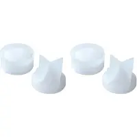 Torribaly 2X Gips Ljuskopp Silikonform DIY Cement Betong Vas Form Handgjord Epoxiharts Förvaringslåda Ornament Heminredning