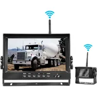 Typecat 9-tums AHD digital trådlös backup-DVR Dash Cam inspelningskameramonitor