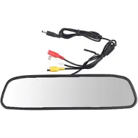 Tlily 4,3-Tums Bil DVR Dash-Kamera Backspegelmonitor StöDer 2-VäGs Videoinspelare Dash Cam LCD-SkäRm