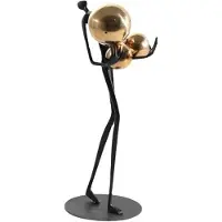 Torribaly Kreativitet Figur Staty Modern Abstrakt Konst Metall JäRn Konst Skulptur Heminredning Vardagsrum Sovrum Kontor