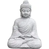 Typecat Vintage Garden Buddha Staty Inomhus Utomhus TräDgåRd Zen Buddhism Figur Skulptur Hemmakontor Butik Dekor Prydnad