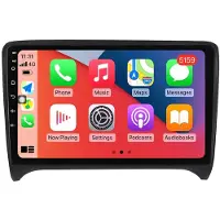 RoverOne Bilradio Bluetooth CarPlay GPS-Navigering för Audi TT 2 8J 2006 - 2014
