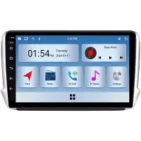 RoverOne 6G+128G Bilmultimediaspelare Radio CarPlay Bluetooth Android GPS för Peugeot 2008 208 1 2012 - 2020