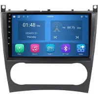 RoverOne 4G+64G Bilradio Bluetooth CarPlay Android Auto GPS-navigering för Mercedes Benz C Class W203 W209 C180 C200 CL203 C209 A209 2004 - 2011