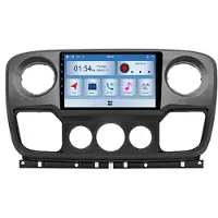 RoverOne 6G+128G Bilmultimediaspelare Radio CarPlay Bluetooth Android GPS för Renault Master Nissan NV400 Opel Vauxhall Movano 2 2010-2019