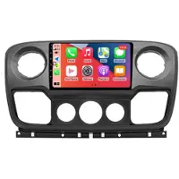 RoverOne Bilradio Bluetooth CarPlay GPS-Navigering för Renault Master Nissan NV400 Opel Vauxhall Movano 2 2010-2019