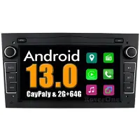 RoverOne 2G+64G Bilradio Bluetooth CarPlay Android Auto Radio GPS för Vauxhall Opel Signum 2003-2011 B