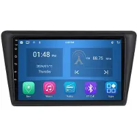 RoverOne 4G+64G Bilradio Bluetooth CarPlay Android Auto GPS-navigering för Skoda Rapid 2013 - 2017