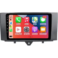 RoverOne Bilradio Bluetooth CarPlay GPS-Navigering för Mercedes Benz Smart Fortwo 2 2011 - 2015