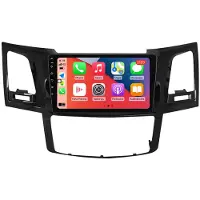 RoverOne Bilradio Bluetooth CarPlay GPS-Navigering för Toyota Fortuner 1 AN50 AN60 Hilux Revo Vigo 2005 - 2014