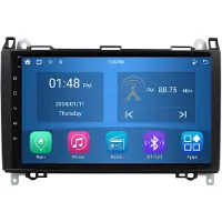 RoverOne 4G+64G Bilradio Bluetooth CarPlay Android Auto GPS-navigering för Mercedes-Benz B-Class T245 Vito 3 W447 Vito 2 Viano 2 W639 Sprinter B200