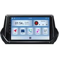 RoverOne 6G+128G Bilmultimediaspelare Radio CarPlay Bluetooth Android GPS för Peugeot 2008 208 2019 - 2022