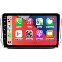RoverOne Bilradio Bluetooth CarPlay GPS-Navigering för Peugeot 2008 208 1 2012 - 2020