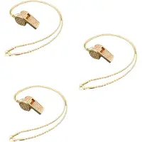Typecat Halsband i hudfärg, utsökt diamantinredd domarevisselpipa