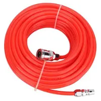Tlily 20M Pneumatisk Luftrörskompressorslang med Han-/Honkontakt 5X8Mm Rakt Rör Högtrycks Flexibelt Rör