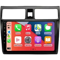 RoverOne Bilradio Bluetooth CarPlay GPS-Navigering för Suzuki Swift 3 2003 - 2010