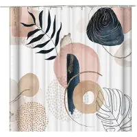Typecat Duschdraperi Vattentätt Tyg Boho Baddraperier Hem Badrum med