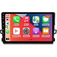 RoverOne Bilradio Bluetooth CarPlay GPS-Navigering för Toyota Auris 1 E150 2006 - 2012