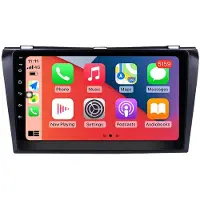 RoverOne Bilradio Bluetooth CarPlay GPS-Navigering för Mazda 3 Mazda3 BK 2003 - 2009