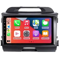 RoverOne Bilradio Bluetooth CarPlay GPS-Navigering för Kia Sportage 3 SL 2010 - 2016