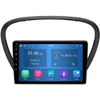 RoverOne 4G+64G Bilradio Bluetooth CarPlay Android Auto GPS-navigering för Peugeot 607 2004 - 2010