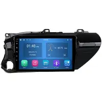 RoverOne 4G+64G Bilradio Bluetooth CarPlay Android Auto GPS-navigering för Toyota Hilux Pick Up AN120 2015 - 2020