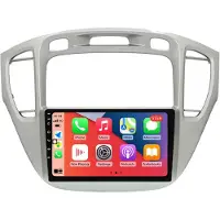 RoverOne Bilradio Bluetooth CarPlay GPS-Navigering för Toyota Highlander 1 XU20 2001 - 2007