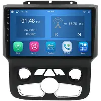 RoverOne 4G+64G Bilradio Bluetooth CarPlay Android Auto GPS-navigering för Dodge Ram 1500 2500 3500 2013-2019 AT
